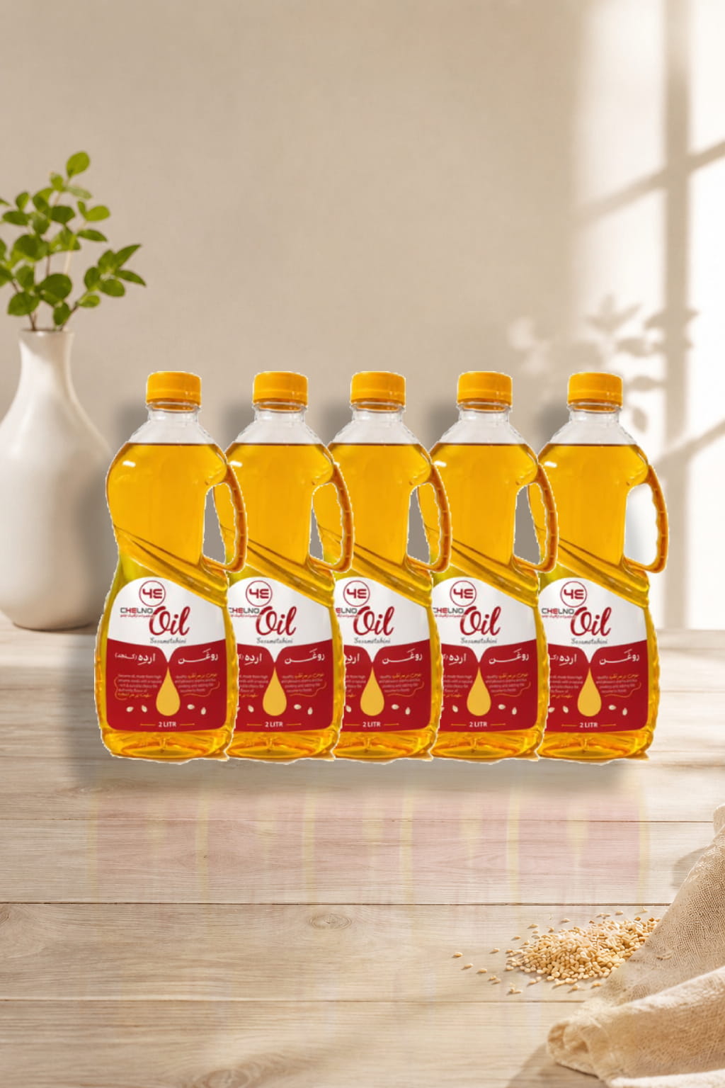 پک 5 عددی روغن ارده 2 لیتری