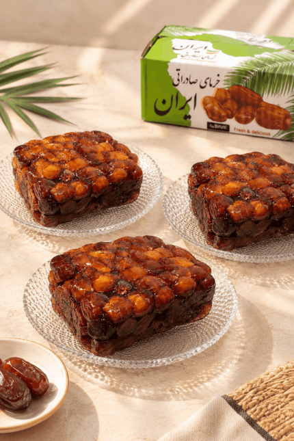 پک سه عددی خرما شیره دار